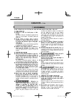 Preview for 22 page of Hitachi NR 83A3 Instruction And Safety Manual