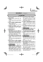 Preview for 41 page of Hitachi NR 83A3 Instruction And Safety Manual