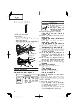 Preview for 14 page of Hitachi NR 90AF (S1) Instruction And Safety Manual