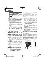 Preview for 34 page of Hitachi NR 90AF (S1) Instruction And Safety Manual