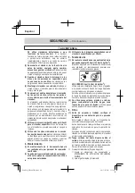 Preview for 44 page of Hitachi NR 90AF (S1) Instruction And Safety Manual