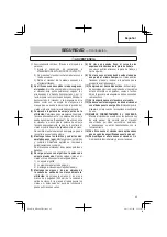 Preview for 45 page of Hitachi NR 90AF (S1) Instruction And Safety Manual