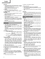 Preview for 12 page of Hitachi NR 90GC Handling Instructions Manual