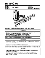 Preview for 1 page of Hitachi NR90AC Instruction Manual And Safety Instructions