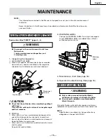 Preview for 15 page of Hitachi NR90AC Instruction Manual And Safety Instructions