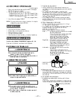 Preview for 37 page of Hitachi NR90AC Instruction Manual And Safety Instructions