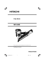 Hitachi NR90AD - Clipped Head to 3-1 Framing Nailer Handing Instructions preview