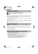 Preview for 2 page of Hitachi NT 65A5 Instruction And Safety Manual