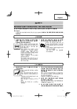 Preview for 3 page of Hitachi NT 65A5 Instruction And Safety Manual