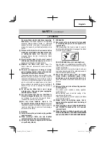 Preview for 5 page of Hitachi NT 65A5 Instruction And Safety Manual