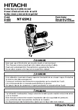 Hitachi NT 65M2 Instruction And Safety Manual preview