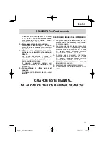 Preview for 47 page of Hitachi NT 65MA4 Instruction and safety Instruction And Safety Manual