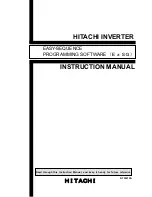 Preview for 1 page of Hitachi NT2021XA Instruction Manual