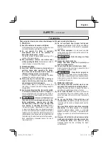 Preview for 5 page of Hitachi NV 65AN Instruction And Safety Manual