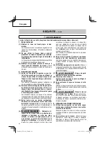 Preview for 22 page of Hitachi NV 83A4 Instruction And Safety Manual