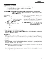 Preview for 13 page of Hitachi P 20DA Instruction Manual And Safety Instructions