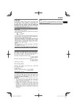 Preview for 5 page of Hitachi P 20SF Handling Instructions Manual