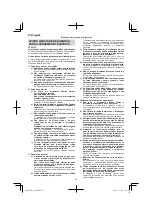 Preview for 26 page of Hitachi P 20SF Handling Instructions Manual