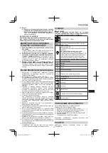 Preview for 75 page of Hitachi P 20SF Handling Instructions Manual