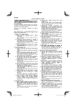 Preview for 82 page of Hitachi P 20SF Handling Instructions Manual