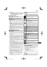 Preview for 83 page of Hitachi P 20SF Handling Instructions Manual