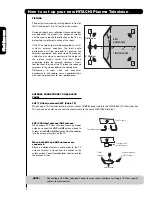 Preview for 8 page of Hitachi P50S601 - 50" Plasma TV Operating Manual