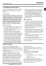 Preview for 21 page of Hitachi PC-ARFH2E Instruction Manual