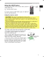 Preview for 11 page of Hitachi PJ-TX100 User'S Manual And Operating Manual