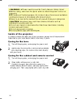 Preview for 34 page of Hitachi PJ-TX100 User'S Manual And Operating Manual