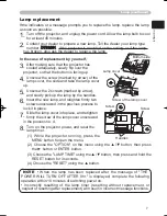 Preview for 49 page of Hitachi PJ-TX100 User'S Manual And Operating Manual