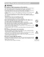 Preview for 4 page of Hitachi PJ-TX300E User Manual