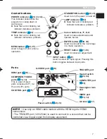 Preview for 17 page of Hitachi PJ-TX300E User Manual