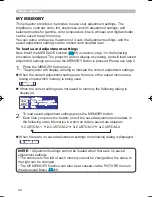 Preview for 38 page of Hitachi PJ-TX300E User Manual