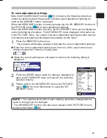 Preview for 39 page of Hitachi PJ-TX300E User Manual