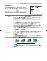 Preview for 58 page of Hitachi PJ-TX300E User Manual