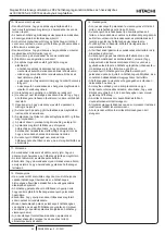 Preview for 58 page of Hitachi PMML0524 Instruction Manual