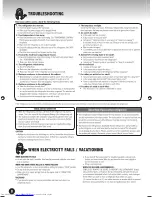 Preview for 8 page of Hitachi R-S37WVPUN Use And Care Instructions Manual