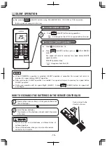 Preview for 16 page of Hitachi RAC-DX10CWK Instruction Manual