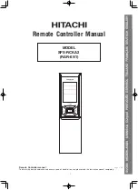 Hitachi RAR-6N1 Manual preview