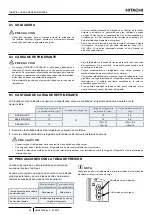 Preview for 36 page of Hitachi RAS-2.5WHVRP Instruction Manual