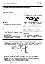 Preview for 48 page of Hitachi RAS-2.5WHVRP Instruction Manual