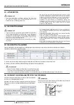 Preview for 50 page of Hitachi RAS-2.5WHVRP Instruction Manual