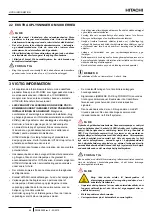 Preview for 98 page of Hitachi RAS-2.5WHVRP Instruction Manual