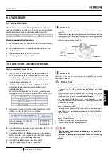 Preview for 107 page of Hitachi RAS-2.5WHVRP Instruction Manual