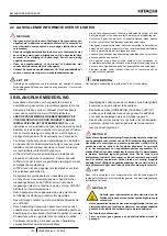 Preview for 112 page of Hitachi RAS-2.5WHVRP Instruction Manual