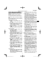 Preview for 49 page of Hitachi RB 36DL Handling Instructions Manual