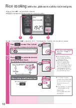 Preview for 18 page of Hitachi RZ-W3000YH Operating Instruction And Cook Book