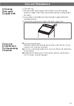 Preview for 23 page of Hitachi SF-P100XAV Operating & Installation Instructions Manual