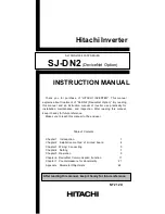 Hitachi SJ-DN2 Instruction Manual preview