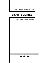 Hitachi SJ700-2 Series Service Manual preview